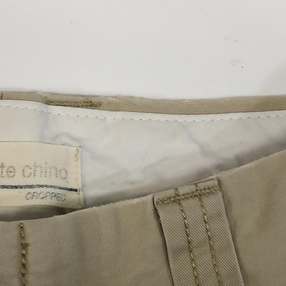 Gap Khaki Capris Favorite Chino Cropped Size 2 - Picture 7 of 11